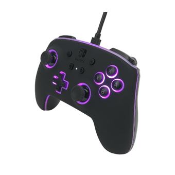 Manette filaire améliorée pour Nintendo Switch Acco Spectre Noir