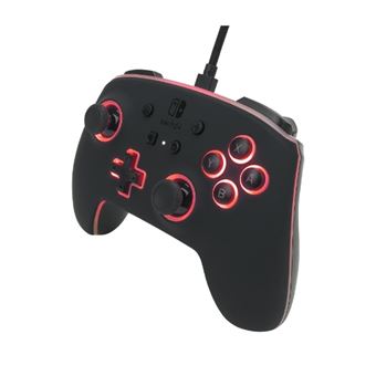 Manette filaire améliorée pour Nintendo Switch Acco Spectre Noir