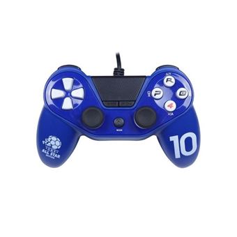 Manette de jeu filaire Subsonic Bleu pour PC et PS4