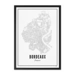 Affiche Wijck 40 x 50 cm Bordeaux