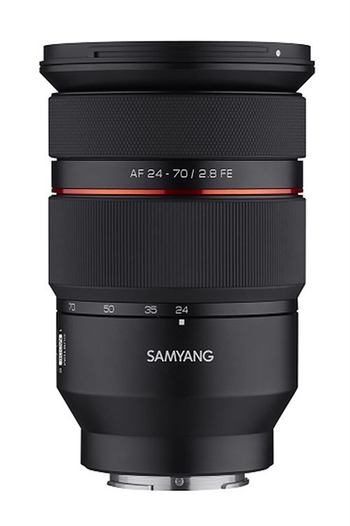 Objectif hybride Samyang AF 24-70mm f/2.8 noir pour Sony FE