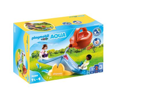 Playmobil 1.2.3 70269 Balançoire D'Eau Avec Arrosoir