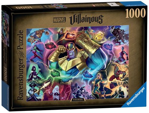 Puzzle 1000 Pièces Ravensburger Thanos Collection Marvel Villainous
