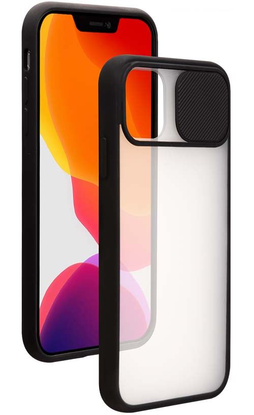 Coque Slide Contour pour iPhone 13 mini BigBen Connected Noir