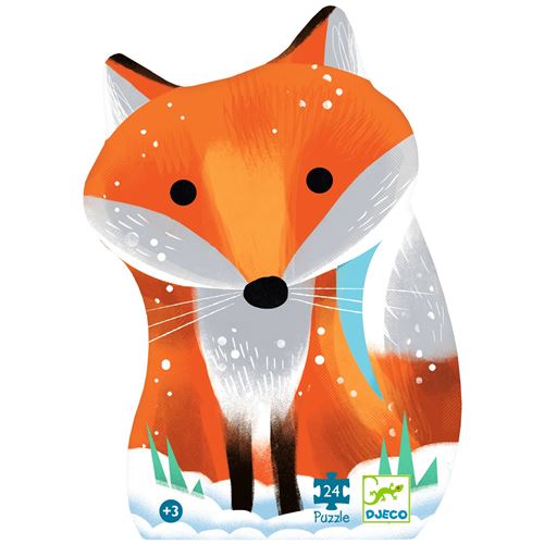 Puzzle Silhouette Ginger : Petit Renard Amusant de 24 Pièces Neuf