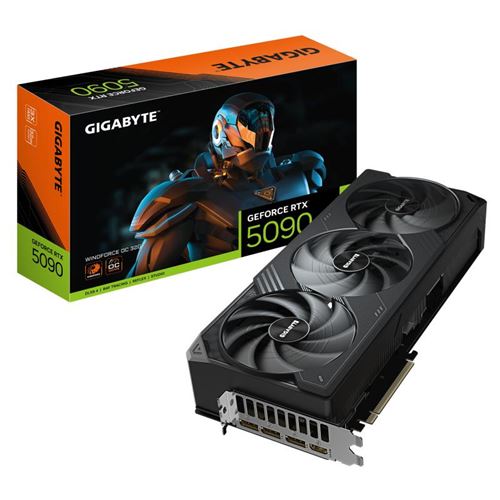 Carte Graphique Gigabyte Nvidia GeForce RTX 5090 WINDFORCE OC 32G - vue 2