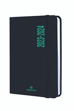 Agenda scolaire Oberthur 2023 2024 Elastique PEFC Alabama Noir et Vert