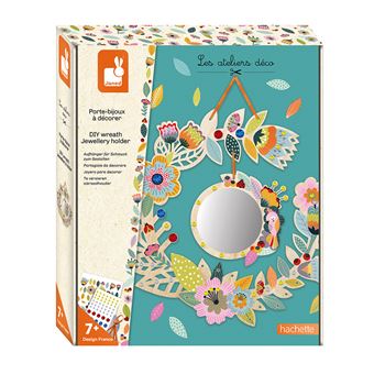 Kit créatif Janod porte-bijoux à décorer