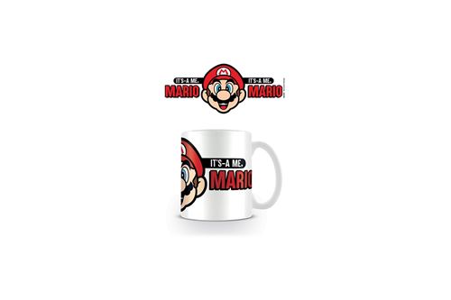Super Mario Tasse En Boîte Its A Me Mario Blanc
