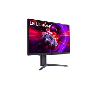 Ecran PC LG 27GR75Q-B 27" QHD Gris