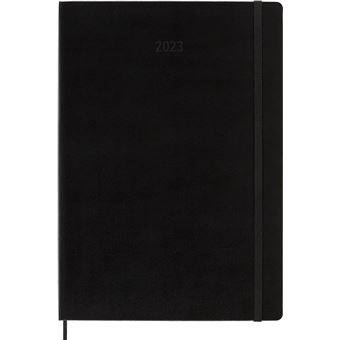 Agenda scolaire Moleskine 2022 2023 Semainier Pro Vertical A4 Rigide Noir