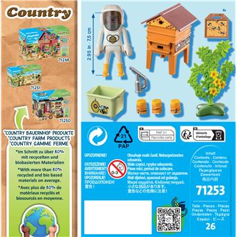 Playmobil Country 71253 Apicultrice avec ruche