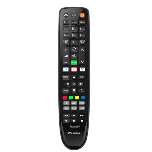 Télécommande de remplacement Meliconi Personal 5+ pour TV Panasonic