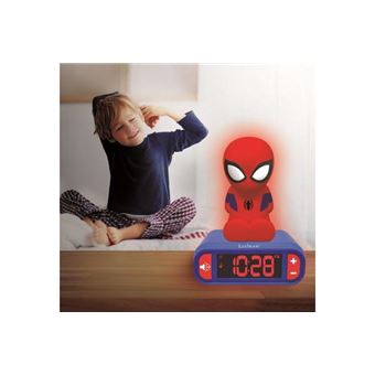 Radio Reveil Veilleuse Spider-Man Lexibook - Autres jeux d'éveil