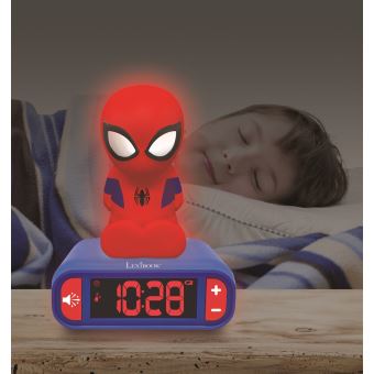 Radio Reveil Veilleuse Spider-Man Lexibook