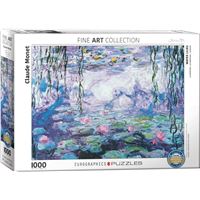 Puzzle 1000 pièces Eurographics Claude Monet Les Nymphéas