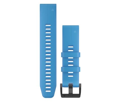 Bracelet Garmin Silicone QuickFit 22 mm Bleu cyan