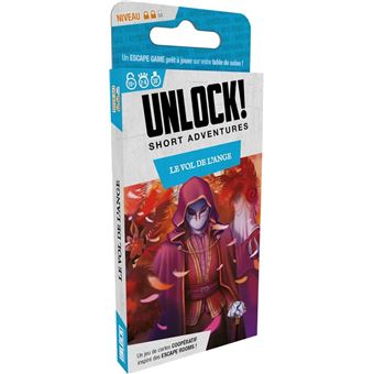 Jeu d'ambiance Asmodee Unlock! Short Adventure 3 : Le vol de l'ange