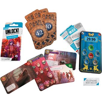 Jeu d'ambiance Asmodee Unlock! Short Adventure 3 : Le vol de l'ange