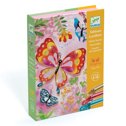 Coffret Tableaux À Pailleter Papillons Djeco