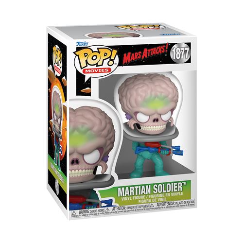 Funko Pop Movies Mars Attacks Martian Soldier - vue 2