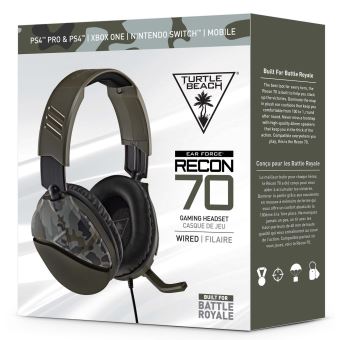 Casque Gaming Turtle Beach Recon 70 Camouflage Vert