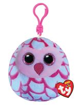 Peluche Ty Squish A Boos Clip Pinky Le Hibou