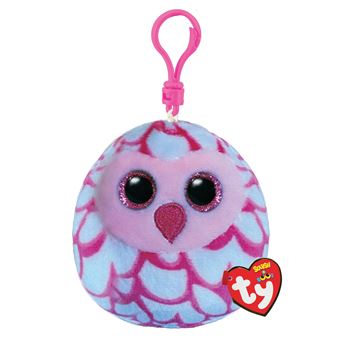 Peluche Ty Squish A Boos Clip Pinky Le Hibou