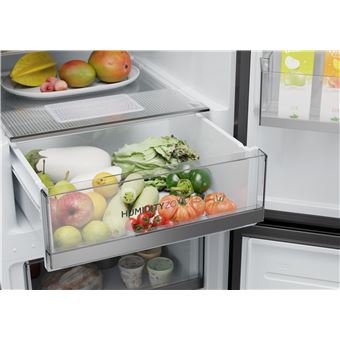 Réfrigérateur Congélateur Haier HTW5620DNMG - 3 Portes, No Frost, 414L, Classe D