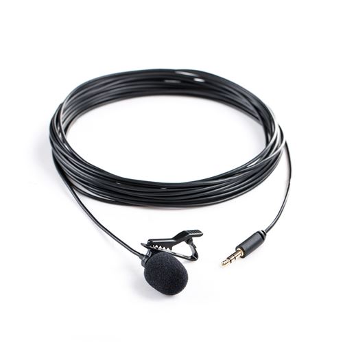 Micro-cravate omnidirectionnel Saramonic SR-XLM1 pour appareils photo DSLR et caméscopes Noir
