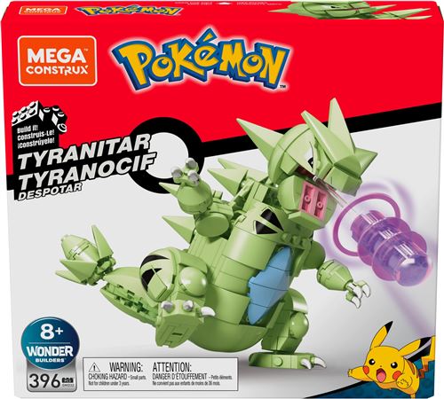Jeu de construction Mega Bloks Figurine Tyranocif Pokémon