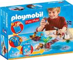 Playmobil Play Map Les Pirates des ténèbres 9328 Pirates avec support de jeu