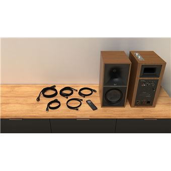 Enceintes connectées Hi-Fi Klipsch The Sevens Noyer vendues par paire