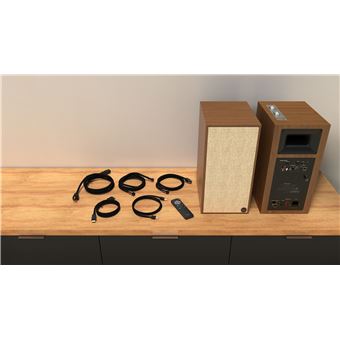Enceintes connectées Hi-Fi Klipsch The Sevens Noyer vendues par paire