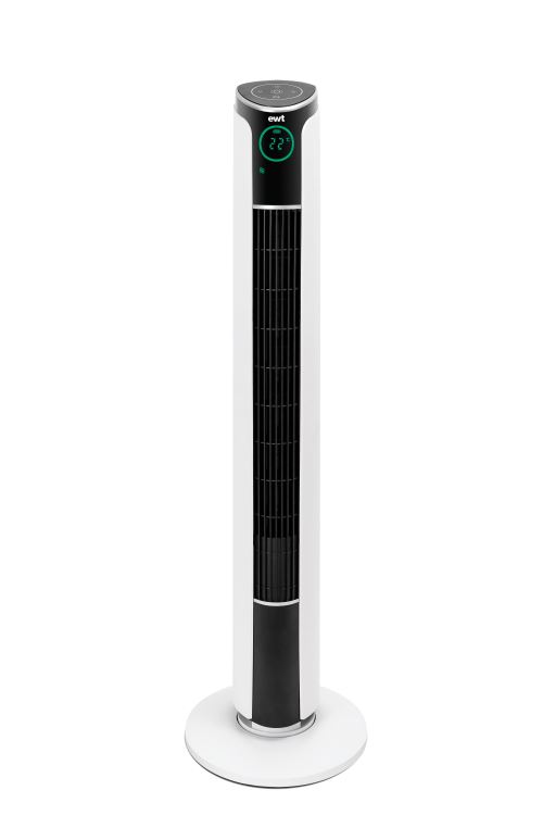 Ventilateur colonne Ewt ZEPHYR 45 W Argent et Noir