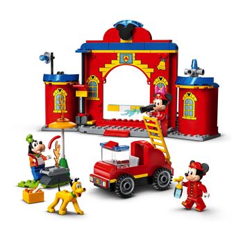 LEGO® 10776 Caserne et Camion de pompiers de Mickey