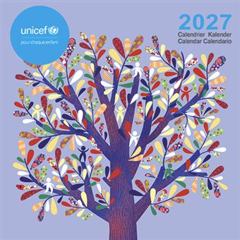 Calendrier Mural 2026 Mila Marquis - 16 Mois, Thème Floral, 30x30 Cm, Multilingue, Livraison Rapide