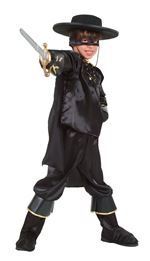 Déguisement enfant Cesar Cavalier noir Taille 3-5 ans