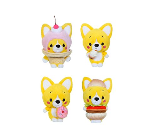 Peluche Gipsy Little Corgi Cuties 30 cm Modèle aléatoire