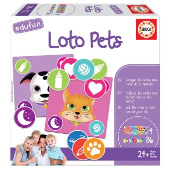 Jeu Loto Pets Educa