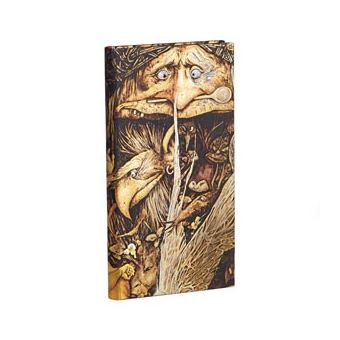 Carnet à couverture rigide Paperplanks slim ligné Le Monde Féerique de Brian Froud