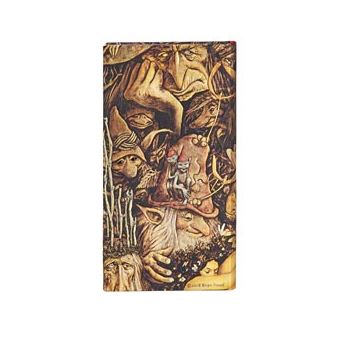 Carnet à couverture rigide Paperplanks slim ligné Le Monde Féerique de Brian Froud