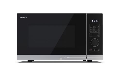 Micro-Onde Avec Gril Sharp Yc-Pg254Ae-S 25 L 900 W Argent Et Noir