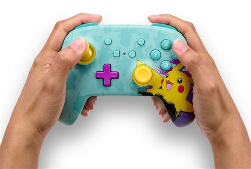 Manette sans fil améliorée pour Nintendo Switch Acco Edition Pikachu Paint  - Manette à la Fnac