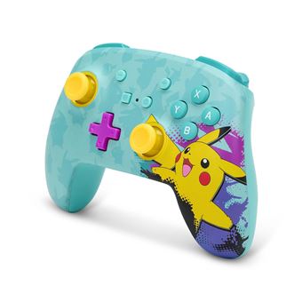 Manette sans fil améliorée pour Nintendo Switch Acco Edition Pikachu Paint