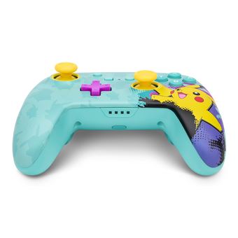 Manette sans fil améliorée PowerA pour Nintendo Switch Edition Pikachu 025  - Manette à la Fnac