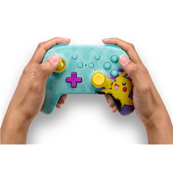 Manette sans fil améliorée pour Nintendo Switch Acco Edition Pikachu Paint