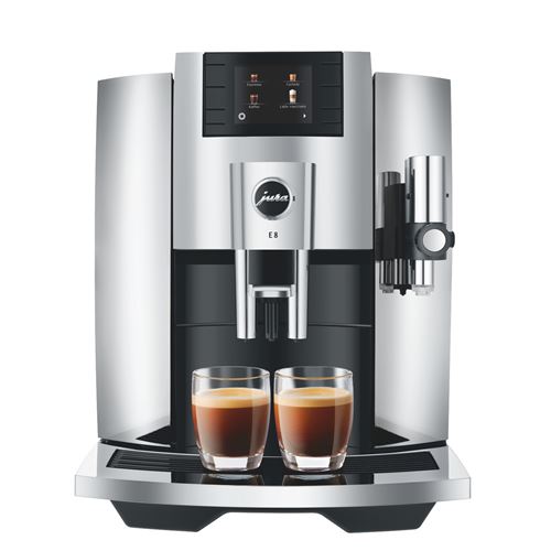 Jura E8 - Automatisch koffiezetapparaat met cappuccinatore - 15 bar - chroom
