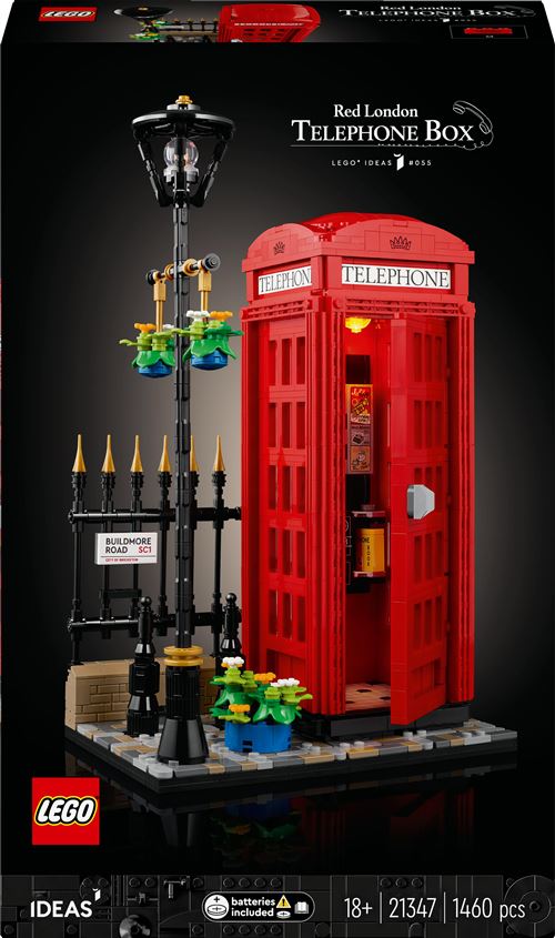Ideas 21347 cabine téléphonique londonienne décoration maison pour les anglophiles