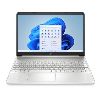 PC Portable HP Laptop 15s-eq2058nf 15.6" AMD Ryzen 7 16 Go RAM 512 Go SSD Argent naturel Reconditionné